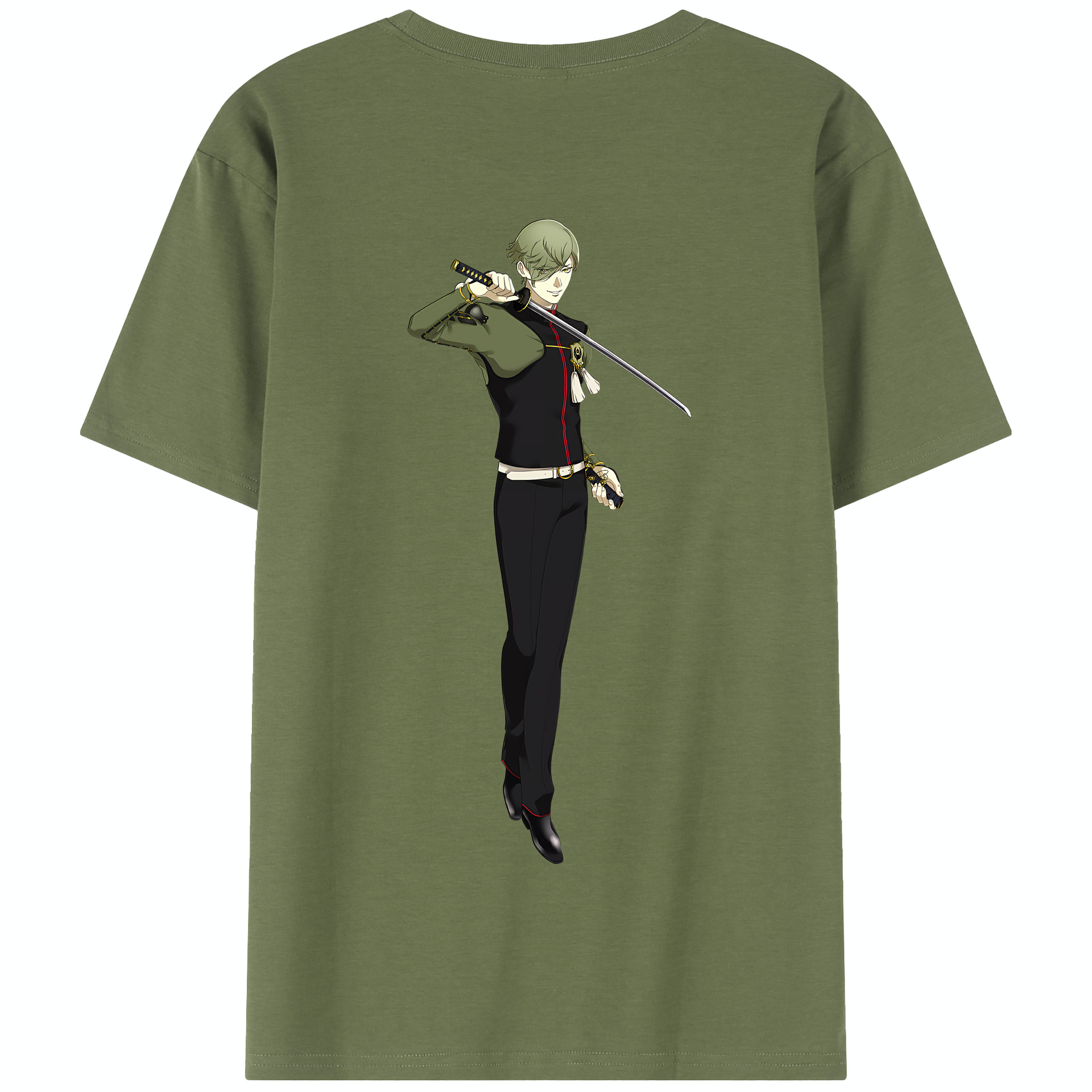 （画像用） 刀剣乱舞 Touken Ranbu 綿100％半袖Tシャツ（背面プリント）